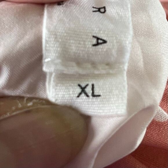 Exlura Women’s High Waist Pink Polka Dot Pleated Maxi Skirt Size XL - Picture 3 of 6